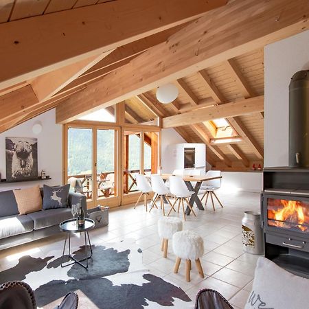 Chalet Rose Penthouse Wengen Esterno foto