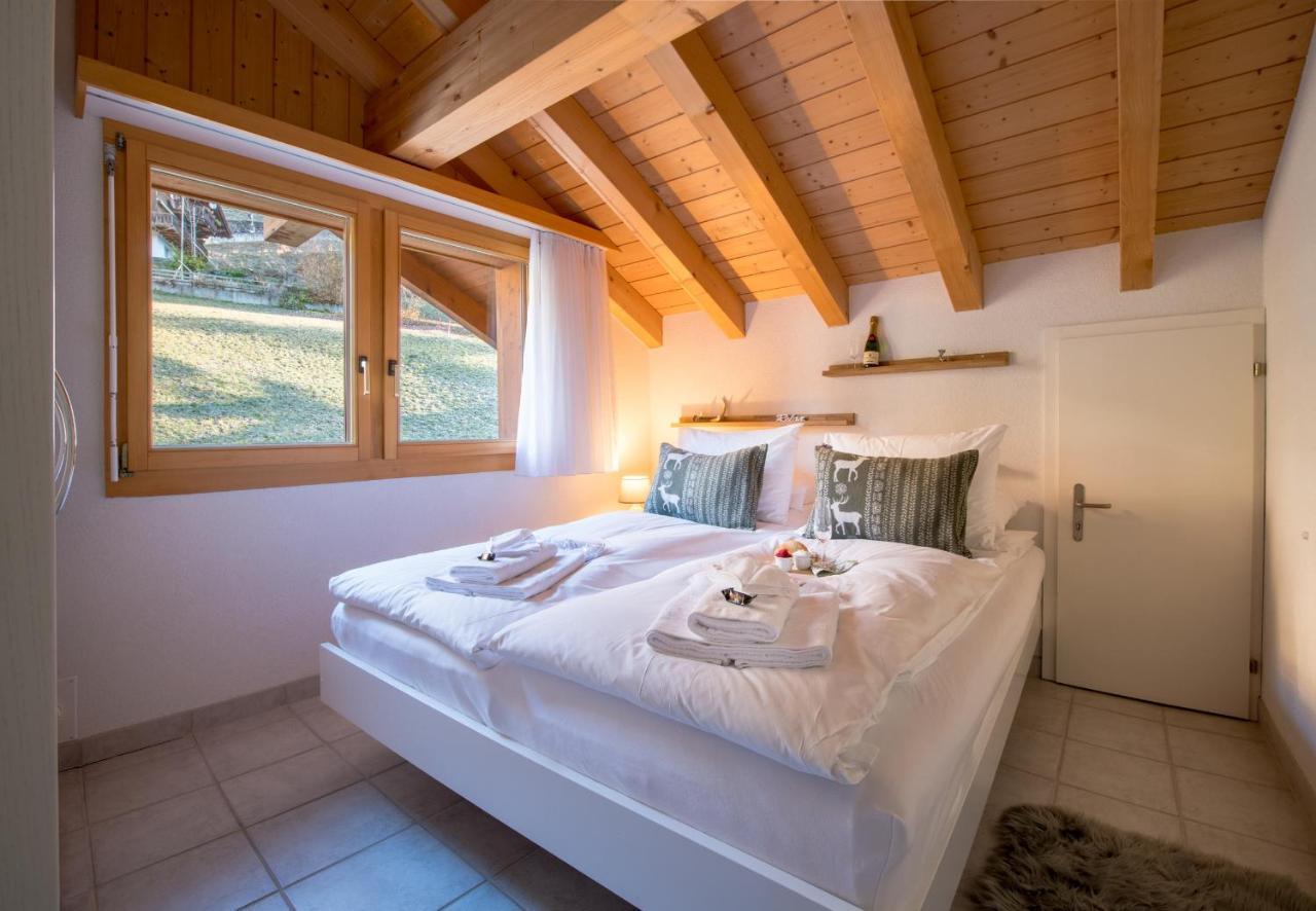 Chalet Rose Penthouse Wengen Esterno foto