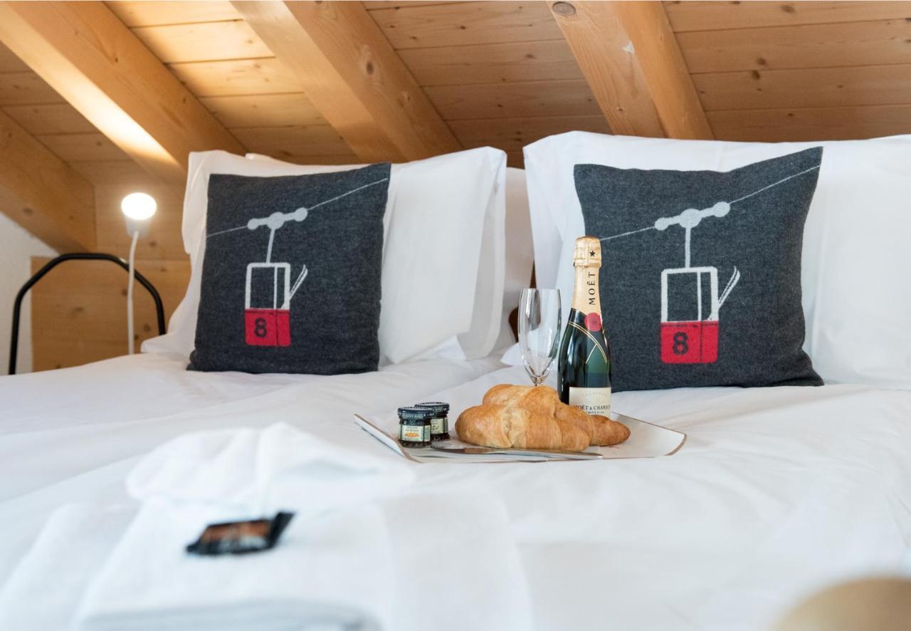 Chalet Rose Penthouse Wengen Esterno foto