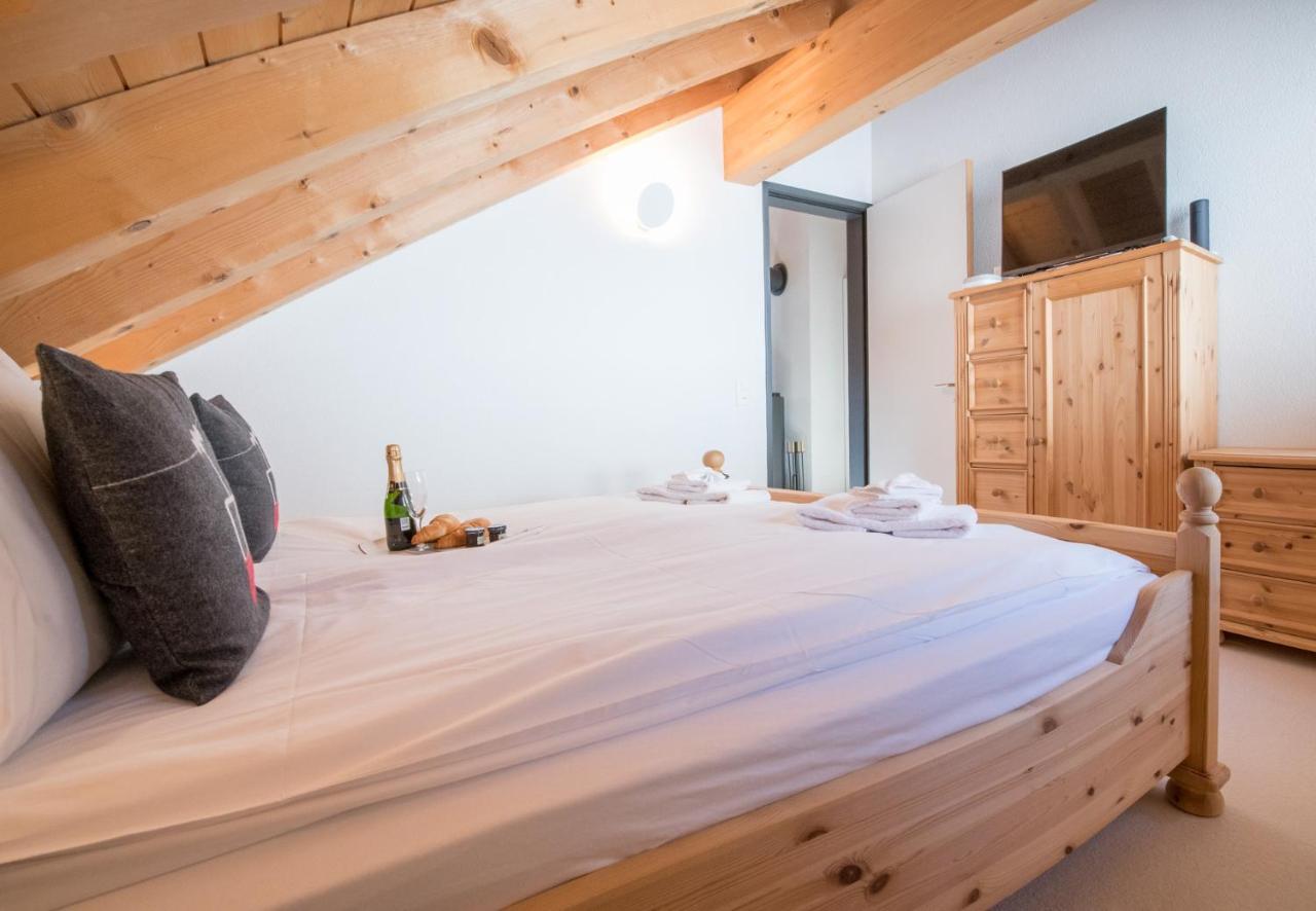 Chalet Rose Penthouse Wengen Esterno foto